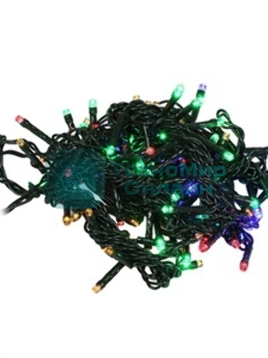 Гирлянда Neon-night Нить 10м, постоянное свечение, белый ПВХ, 230В, цвет: Мультиколор