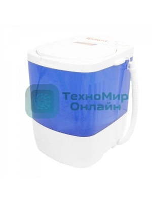 Стиральная машина ВолТера СМ-1 модель Принцесса (ВТ-СМ1RU) цвет бака синий