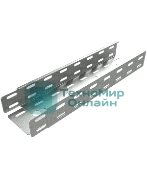 Лоток листовой перфорированный 400х50 L3000 сталь 1мм LP50х400х1.0 