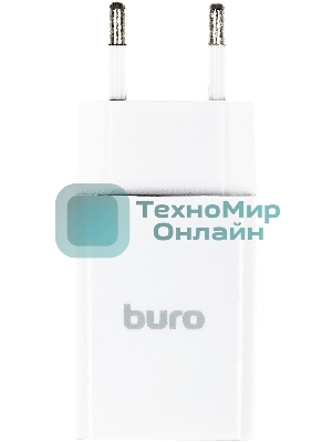 Сетевое зарядное устройство Buro BUWA1 2.1A белый