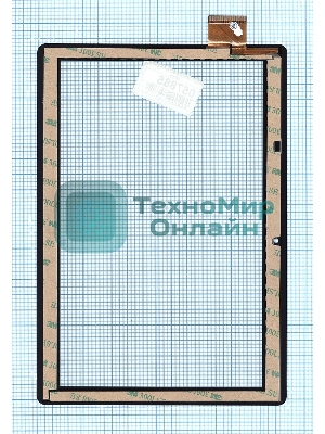 Сенсорное стекло (тачскрин) для Digma CITI 1510 DP101226-F1, черное