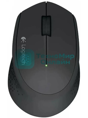 Мышь беспроводная Logitech M280 серый, 1000 dpi, радиоканал, USB, кнопки - 3