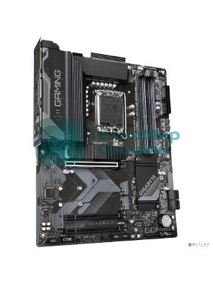 Материнская плата Gigabyte B760 GAMING X, LGA 1700, Intel B760, 4xDDR5, 4xSATA, 3xM.2, 1xPCI-E 4.0 x16, 2xPCI-E 3.0 x1, 1xHDMI, 1xDP, 1x 2.5Gb LAN, 1xUSB 3.2 Gen 2, 1xUSB 3.2 Gen 1, 5xUSB 2.0, 6x3.5 мм, 7.1, ATX