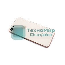 Задняя крышка (корпус) в сборе с рамкой для Apple iPhone 8 розовый (Rose Gold)
