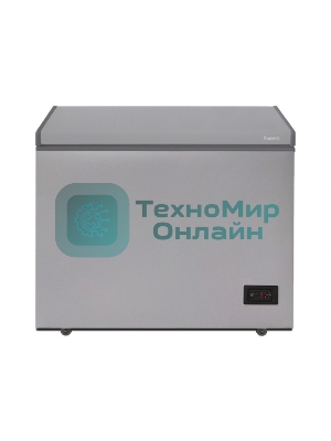 Морозильный ларь Бирюса M210KDN металлик с глухой крышкой, 160л