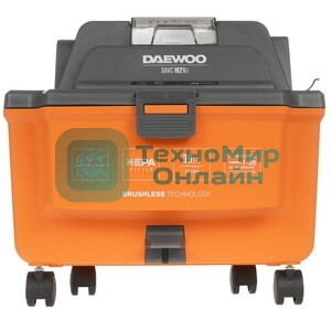 Строительный пылесос Daewoo DAVC 1621Li SET 200Вт (уборка: сухая/сбор воды/выдув) оранжевый