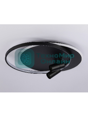 Светильник Ambrella light FL51393/1+2 BK черный 3000K-6400K 65W 560*480*120 (ПДУ РАДИО 2.4G)