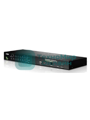 Переключатель KVM ATEN CS1716A-AT-G 16-port, USB, rackmountable, в компл. кабели 2x1.8м