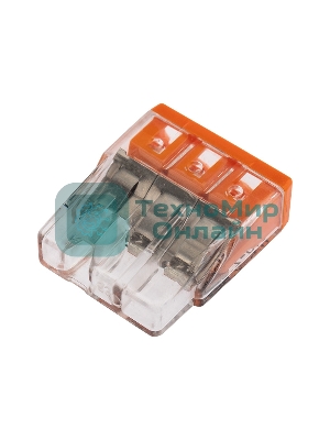 Электромонтажные экспресс-клеммы (2*2.5 мм2) 5шт WAGO