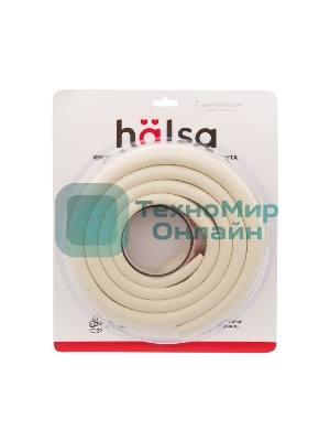 Мягкая универсальная самоклеящаяся лента для крепления на острые края Halsa HLS-S-108W 34х11х2000 мм 1 шт.