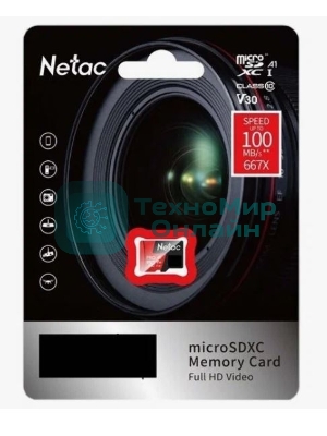 Флеш карта NeTac Карта памяти Netac MicroSD P500 Extreme Pro 256Gb, Retail version card only