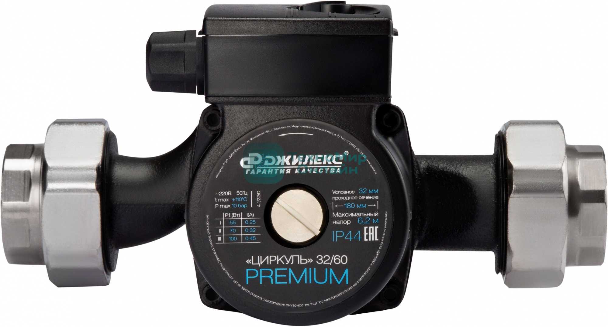 Насос циркуляционный Джилекс Циркуль 32/60 PREMIUM 100Вт 4200л/час (3261)