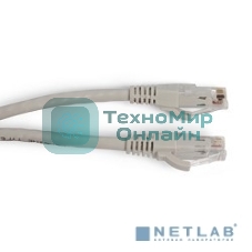 Патч-корд Hyperline PC-LPM-UTP-RJ45-RJ45-C6a-10M-LSZH-GY U/UTP, Cat.6a 10G, LSZH, 10 м, серый