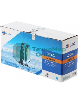 Картридж лазерный G&G GG-Q6001A голубой (2000 стр.) для HP CLJ 1600/2600/2605N, LBP 5000/5100