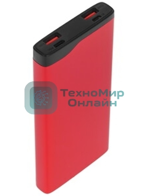 Портативный аккумулятор OLMIO QX-10, 10000mAh, 22.5W, QuickCharge3.0/PowerDelivery, LCD, графитовый