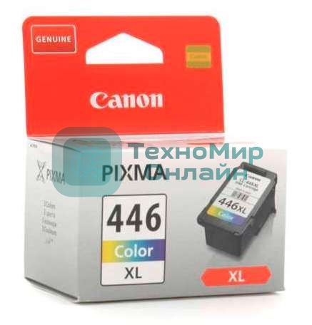 Картридж струйный Canon CL-446XL (8284B001) для Canon PIXMA MG2440/2540. Цветной, 300 стр.