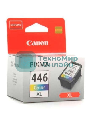 Картридж струйный Canon CL-446XL (8284B001) для Canon PIXMA MG2440/2540. Цветной, 300 стр.