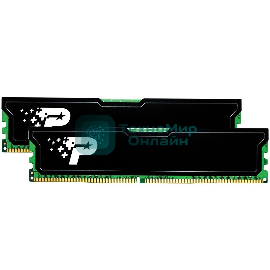 Оперативная память Patriot Signature, DDR4, 16GB (2x8 GB), 2666 MHz, CL17, DIMM