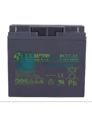 Батарея для ИБП B.B. Battery BC 17-12 (12V 17Ah)