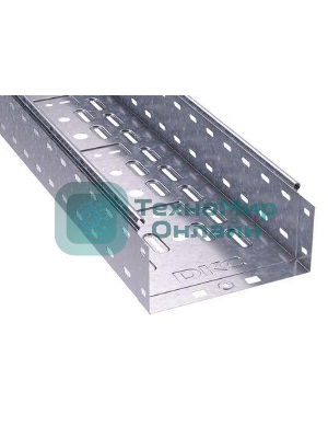 Лоток листовой перфорированный 200х100 L2000 сталь 0.8мм ДКС 35333