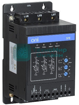 Устройство плавного пуска IEK ONI SFB 3Ф 380В 2,2кВт 4,5A Uупр 110-220В