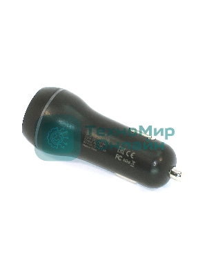 Автомобильное зарядное устройство AMPERIN CCB-1USB USB DC 5V 3.0A/9V 2A/12V 1.5A черный