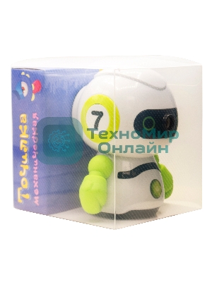 Точилка для карандашей механическая Silwerhof Robot Монстрики, 1 отверстие, пластик