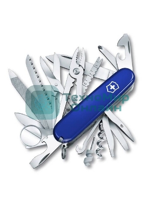 Нож перочинный Victorinox SwissChamp (1.6795) 91мм 33функций красный карт.коробка