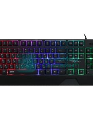Клавиатура Qumo Twins K68 проводная, USB Type-A, чёрный
