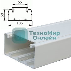 Кабель-канал 105х50 L2000 пластик Leg 010429