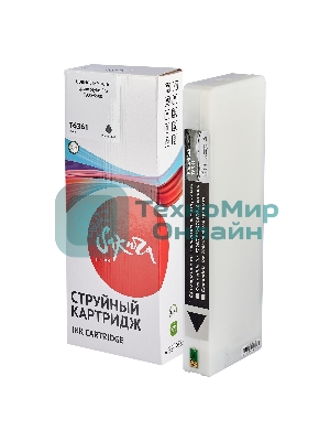 Картридж струйный Sakura C13T636100 (T6361 Photo Black) для Epson, фото-черный, 700 мл.