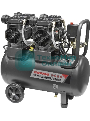 Компрессор поршневой Парма БМ K-3000/50БМ масляный 474л/мин 50л 3000Вт серый/черный