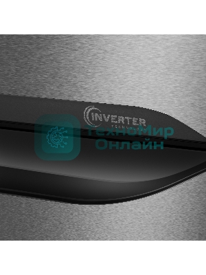 Холодильник Maunfeld MFF195NFIX10 нержавеющая сталь двухкамерный 252/98л морозилка снизу, No Frost