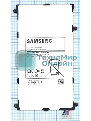 Аккумуляторная батарея T4800E для Samsung Galaxy Tab Pro 8.4 SM-T325 3.8V 18.24Wh
