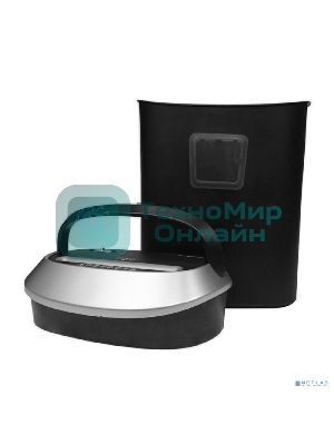 Шредер ГЕЛЕОС УМ30-4, DIN P-4 (4 ур-нь секр.), фрагмент 3,8х35мм, 15-17 (70г/м2), CD/пл.карты/скрепки/скобы, 30 литров