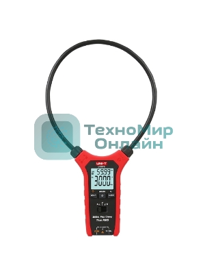 Токоизмерительные клещи UT281E, 600В, 3000А, 60МОм, гибкие зажимы