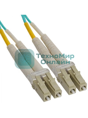 Патч-корд LANMASTER LAN-2LC-2LC/OM3-10 2x50/125 OM3 LC дуплекс-LC дуплекс 10м LSZH голубой