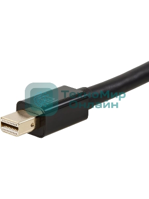Кабель-переходник Mini DisplayPort M -> DisplayPort M 4K*60 Hz 1,8 м VCOM CG682-1.8M