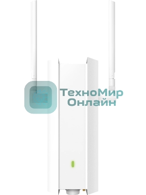 Двухдиапазонная точка доступа TP-Link EAP625-Outdoor HD, для улицы и помещений с поддержкой Wi-Fi 6 AX1800, 1 гиг. порт RJ45, 802.3af/at, Passive PoE (48 В, 0,5 А), IP67, 2 внешние антенны
