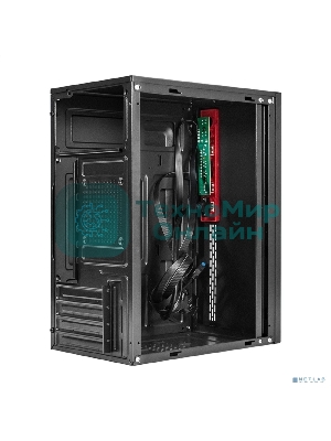 Компьютерный корпус Minitower ExeGate EX298810RUS BAA-403U2 (mATX, без БП, 1*USB+2*USB 3.0, HD Audio, черный)