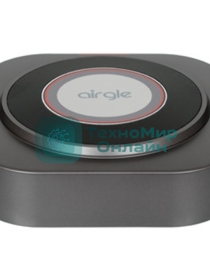 Очиститель воздуха Airgle AG25 чёрный, 9 Вт, 15 м², HEPA-фильтр, угольный фильтр, фотокаталитический фильтр