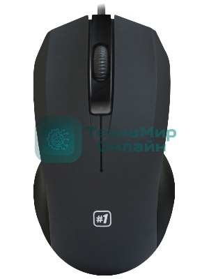 Мышь проводная Defender MM-310 черный, 1000 dpi, USB, кнопки - 3