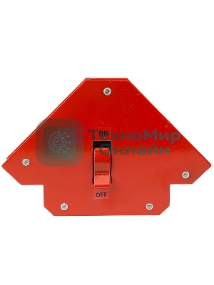 Магнитный угольник-держатель для сварки Rexant отключаемый на 3 угла, усилие 23 кг