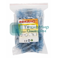 Соединительная гильза изолированная термоусаживаемая Rexant L-37 мм 1.5-2.5 мм² (ГСИ-т 2.5/ГСИ-т 1,5-2,5) синяя