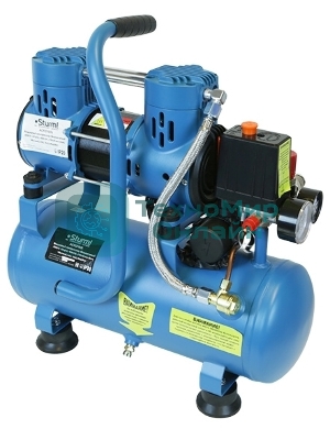Компрессор воздуш Sturm! AC93210OL.безмасл.бесшумн. 900Вт,10л,2750об/мин,180л/мин,8бар