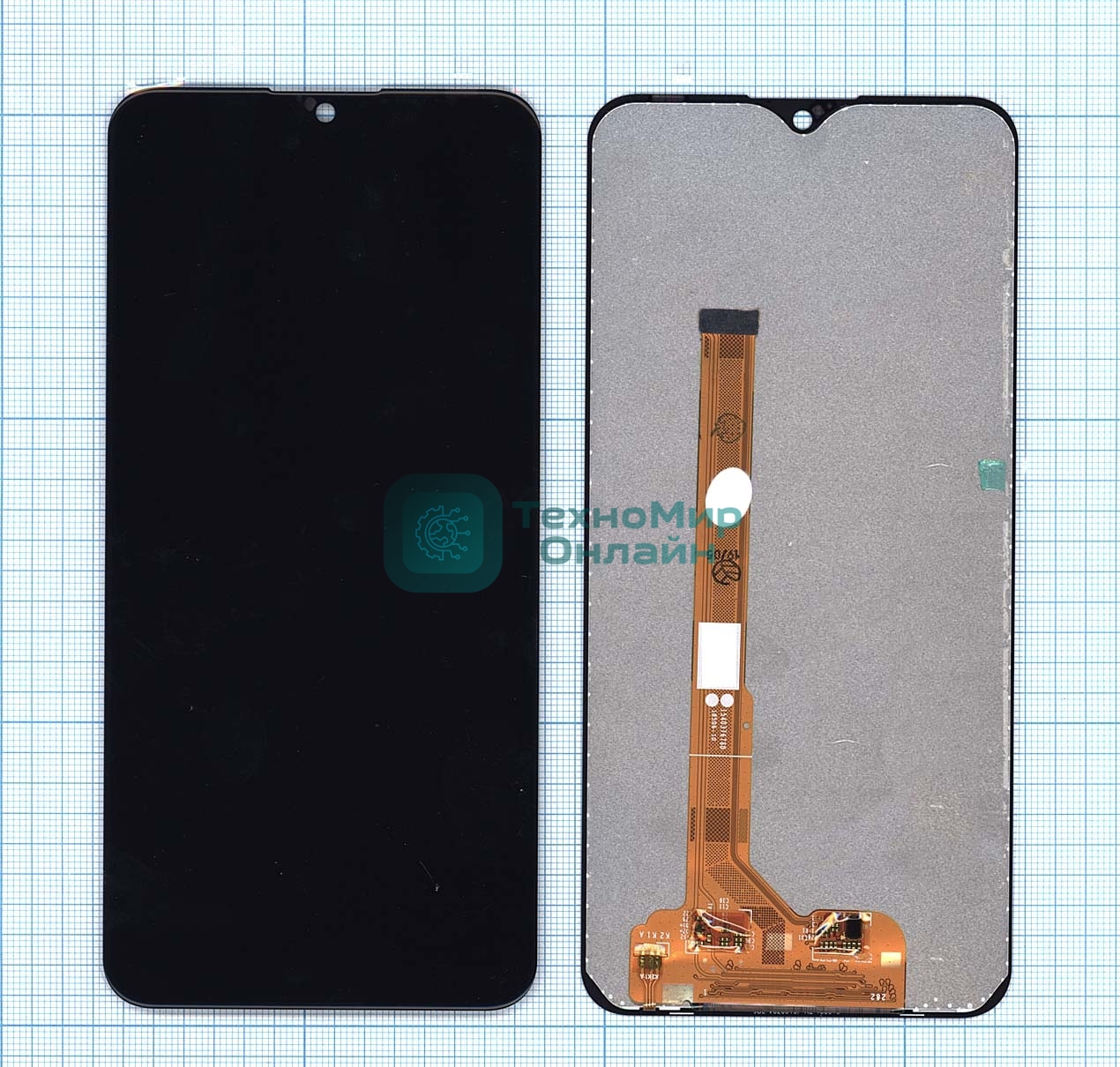 Дисплей для Vivo Y91 черный