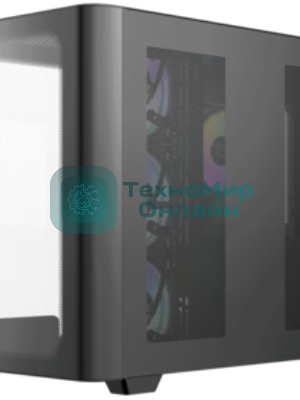 Компьютерный корпус Ocypus Iota C70 BK Curve ARGB Digital (Iota-C70-BKD400CD-GL)