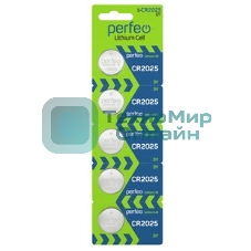 Батарейка Perfeo CR2025 5 шт.