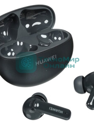 Наушники TWS Huawei FreeBuds 6i (Orca-T100) черный, внутриканальные, Bluetooth, активное шумоподавление, до 8 ч