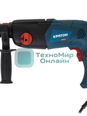 Перфоратор Кратон RHE-850-26S, SDS-plus, 850 Вт, 2,5 Дж, от сети